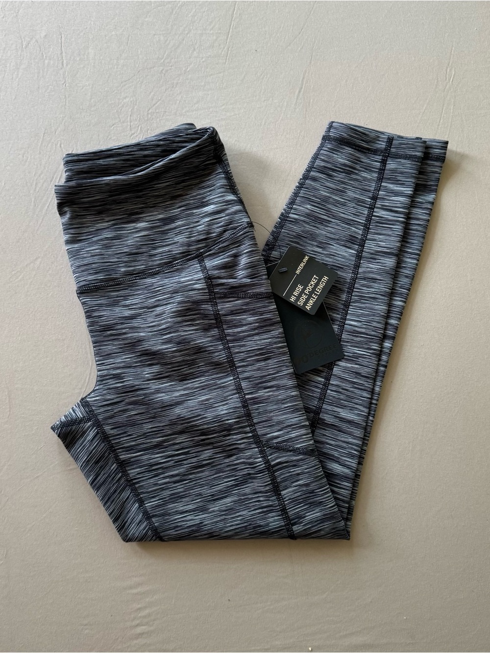 90 Degree By Reflex High Rise Ankle Length Pocketed Leggings